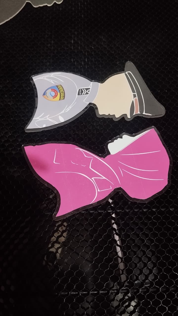 replika siliuet karakter pekerjaan